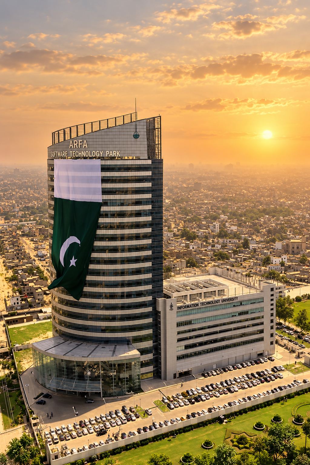 Giant Building Flags