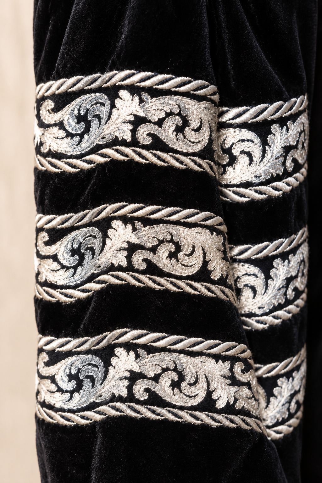Black & Silver Ceremonial Robe, view 2