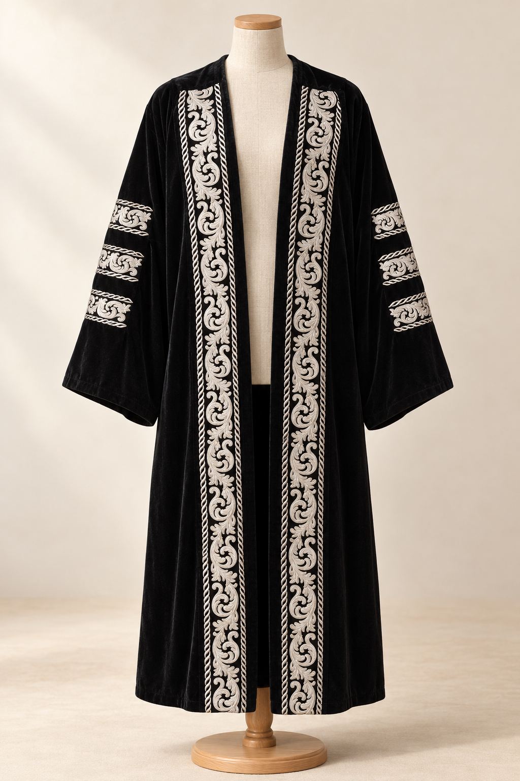 Black & Silver Ceremonial Robe