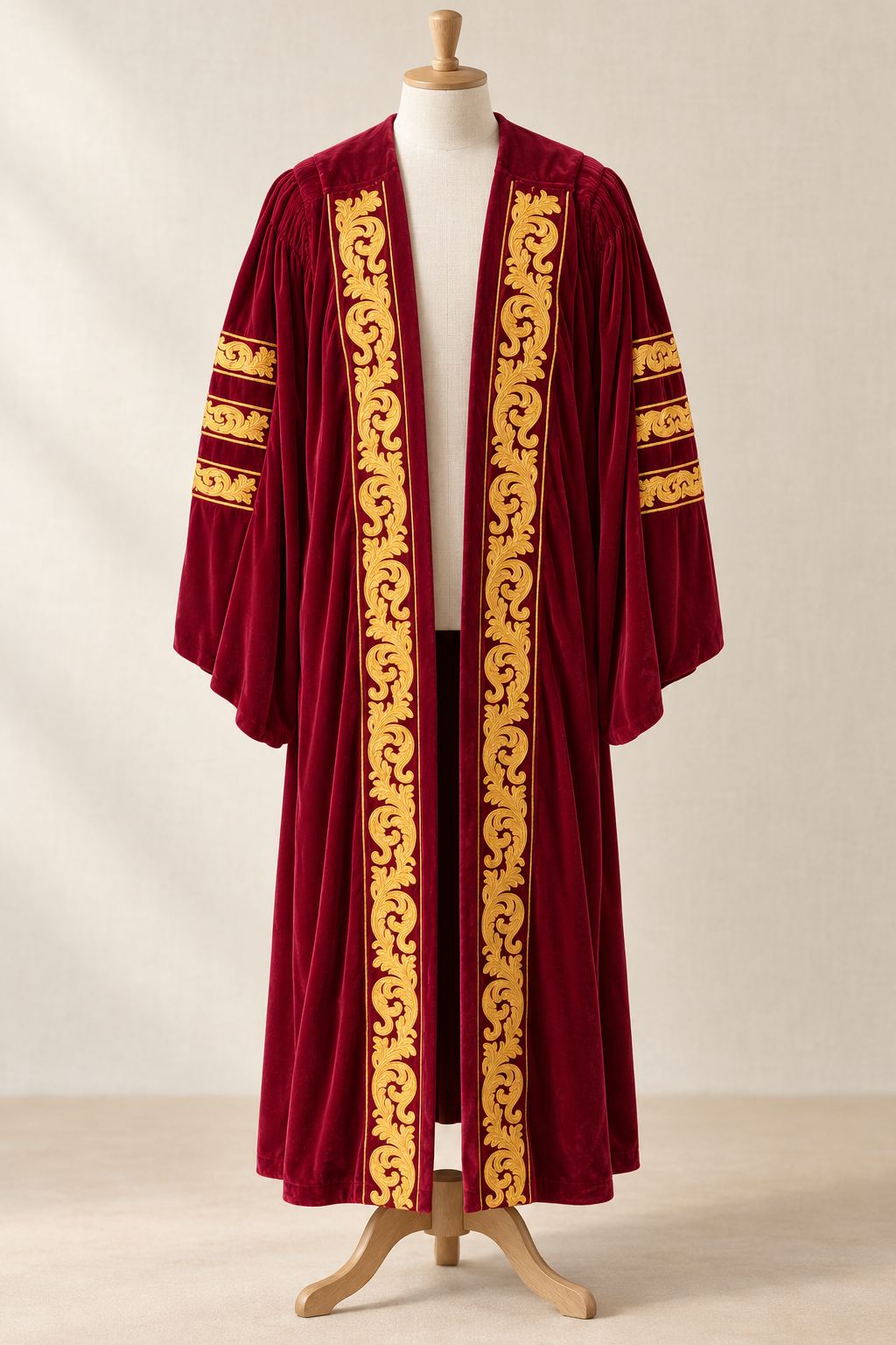 Maroon & Gold Vice Chancellor Robe